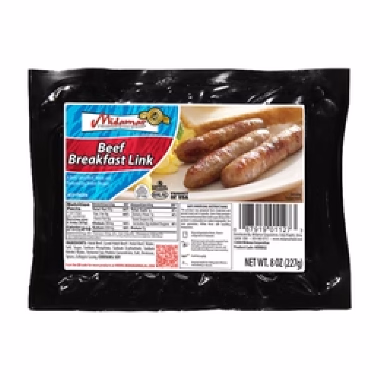 Halal Beef Breakfast Link